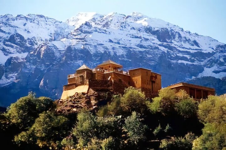 Villa des Orangers outdoor dining, Morocco